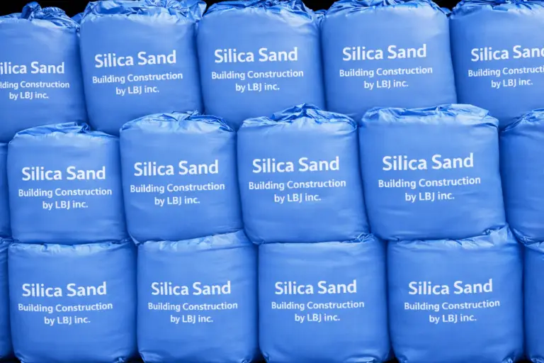 silica sand lbj
